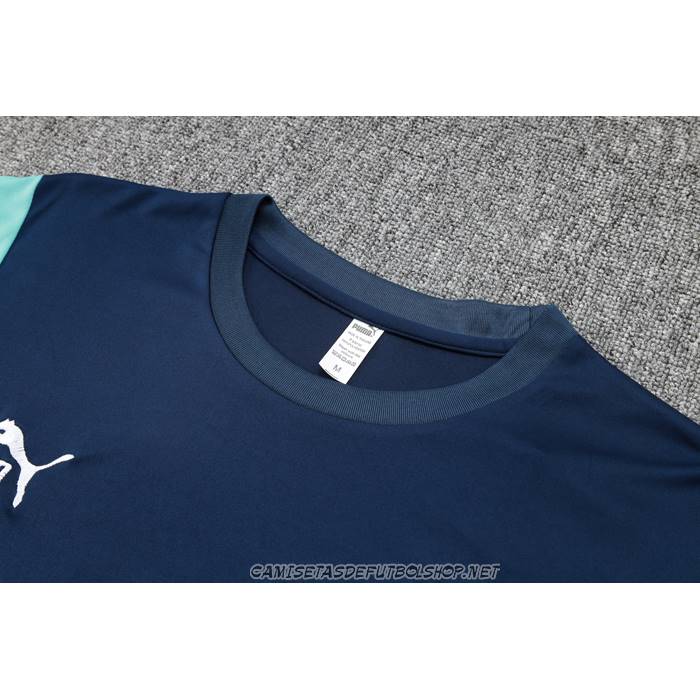 Chandal del Olympique Marsella 23-24 Manga Corta Azul